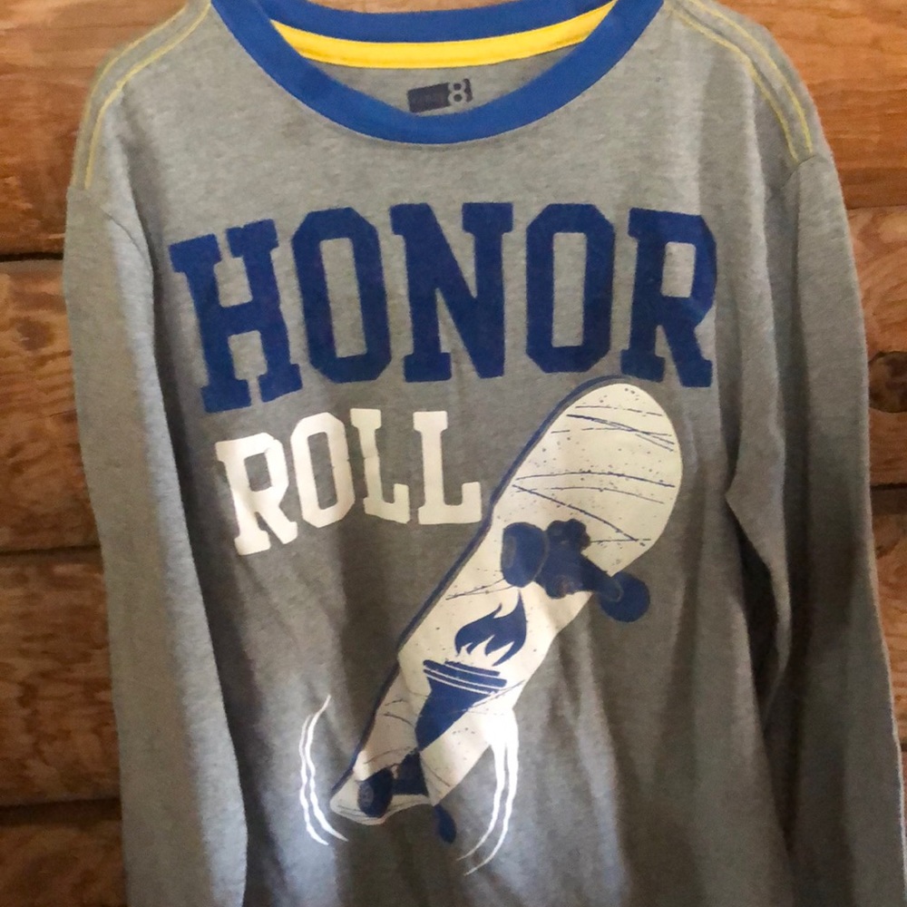 Honor roll Crazy 8 long sleeve shirt. Size m 7/8